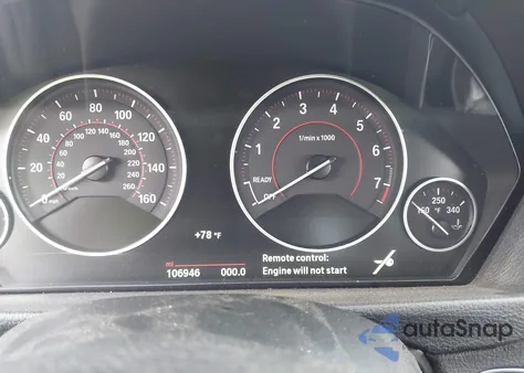 2016 BMW 328I xDrive z USA, uszkodzony, nr VIN WBA8E3G52GNU02684